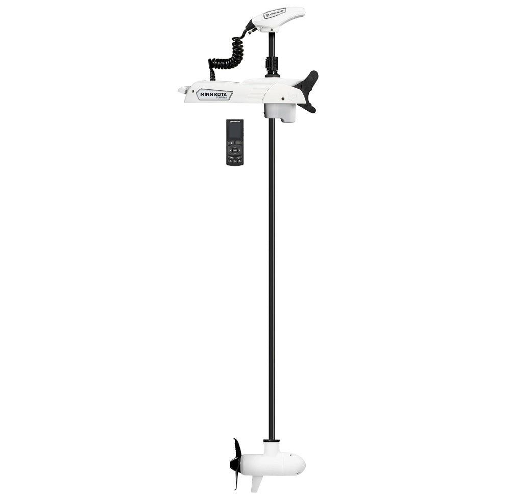 Minn Kota Riptide Terrova Quest 90/115 87in 24/36v Wireless Remote - White - Clinch River Fishing USA