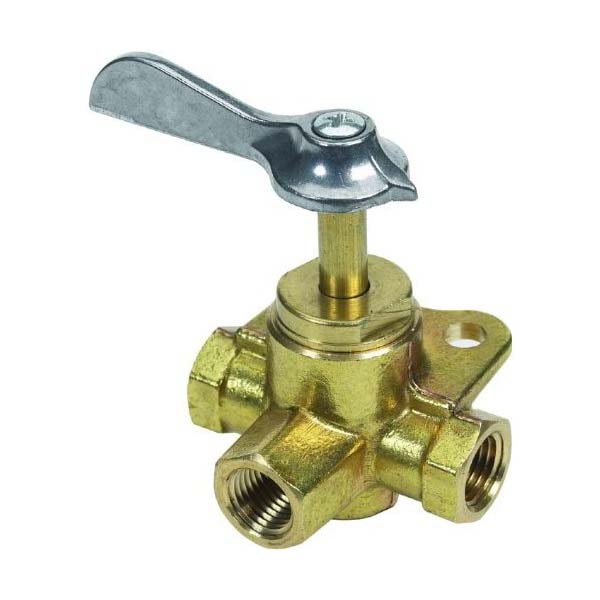Moeller Marine 3 Way Valve W/Detent (SS 18-1655)