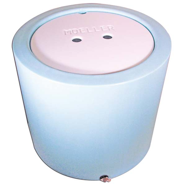 Moeller Marine 49Gal Livewell Light Blue Round 29x18