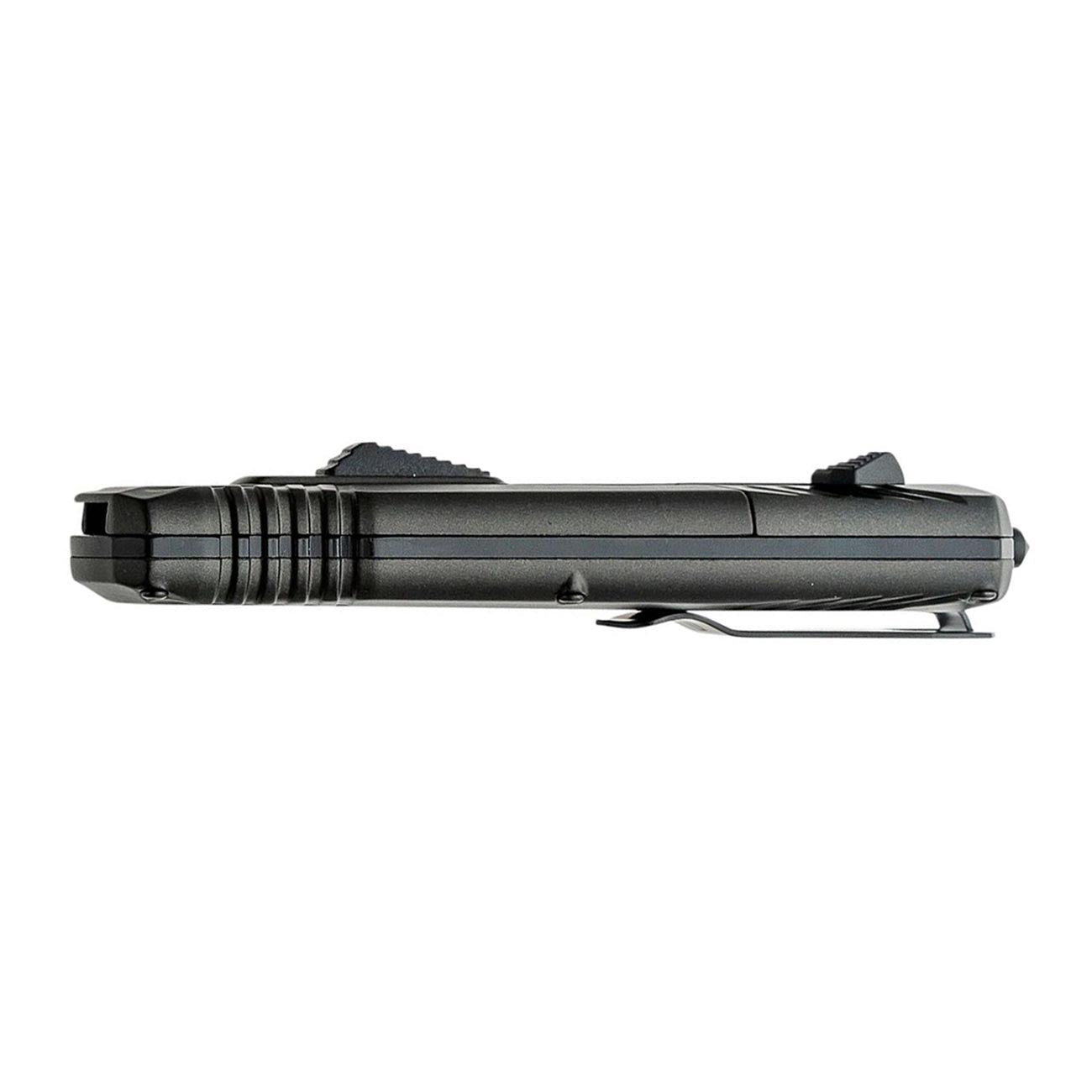 M&P Serrated 3.5" OTF Assisted - Open Knife (Black/Gray) - Clinch River Fishing USA