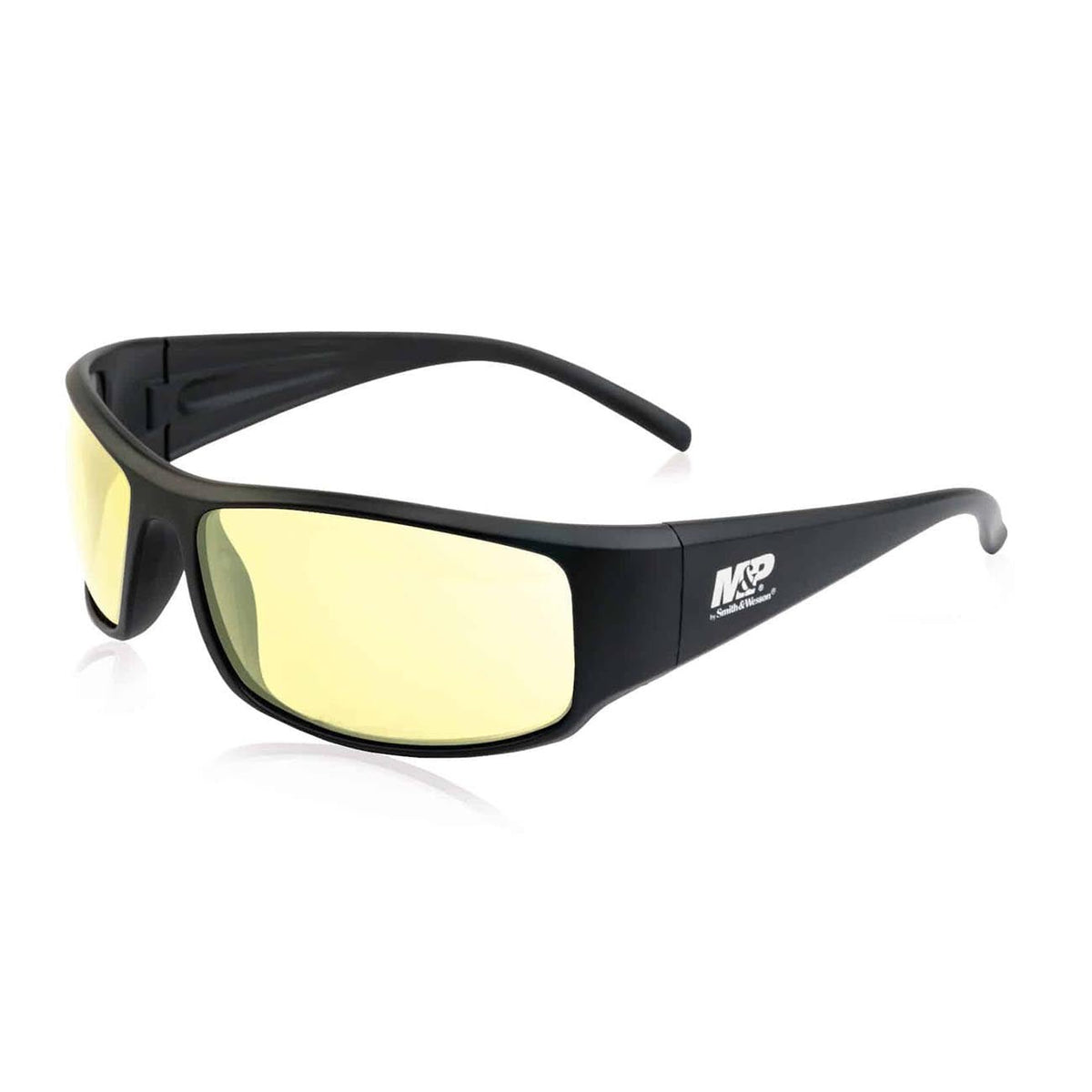 M&P Thunderbolt Full Frame Shooting Glasses - Black Frames/Amber Lenses - Clinch River Fishing USA