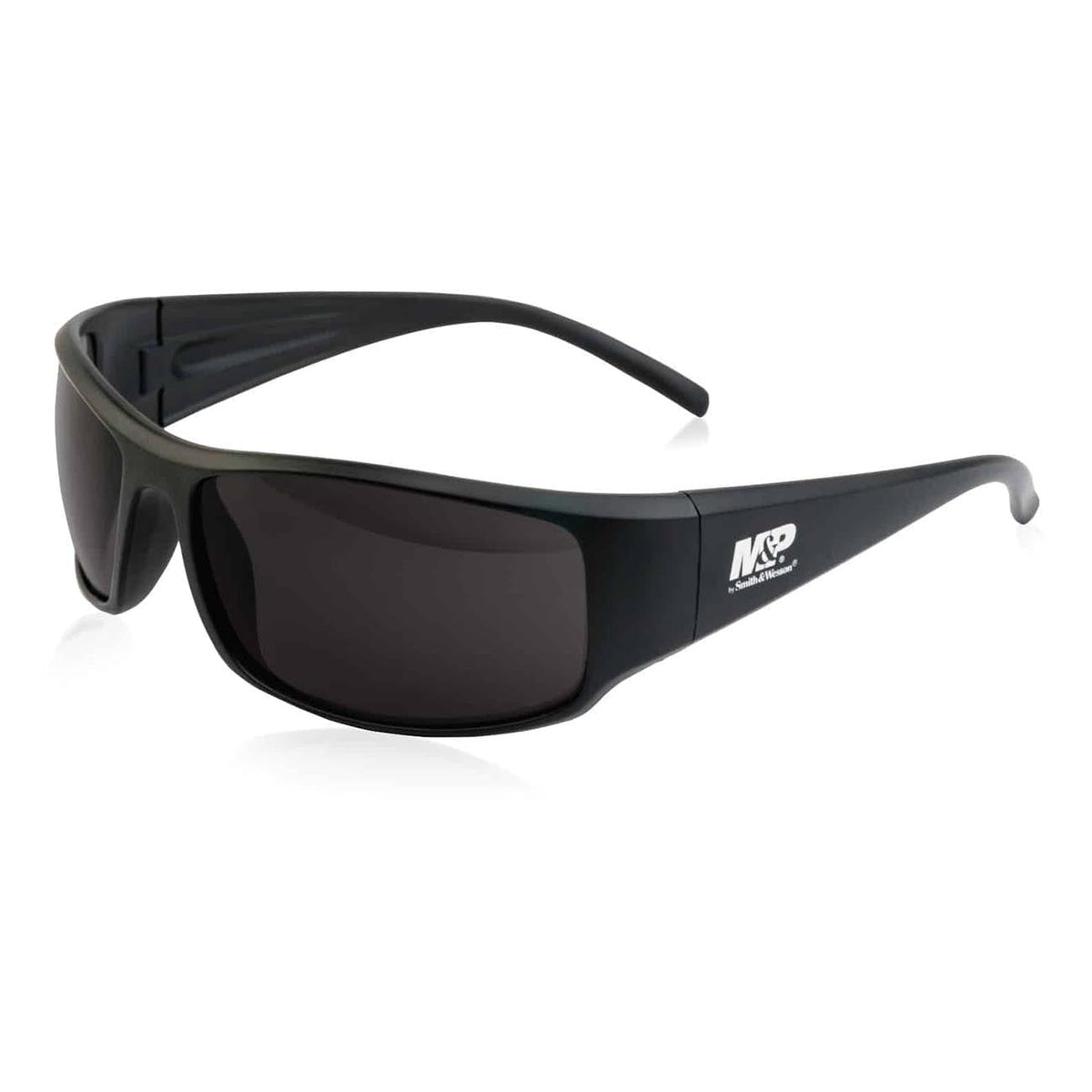 M&P Thunderbolt Full Frame Shooting Glasses - Black Frames/Smoke Lenses - Clinch River Fishing USA