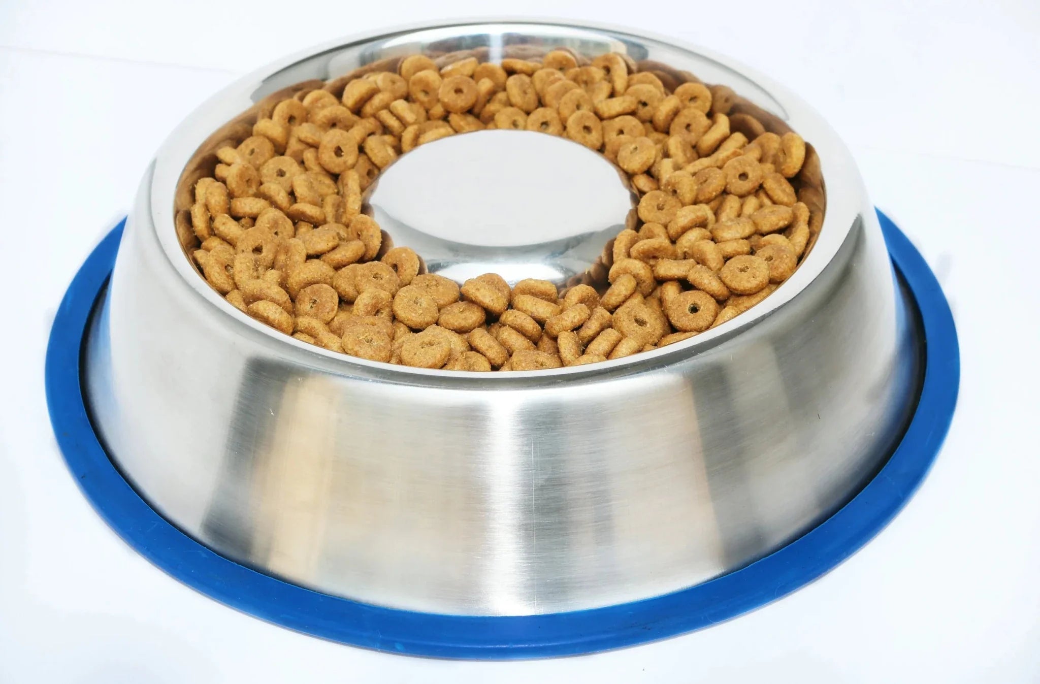 Mr. Peanut's Slow Feed Anti Bloat Dog Bowl with Bonded Silicone Base - Clinch River Fishing USA