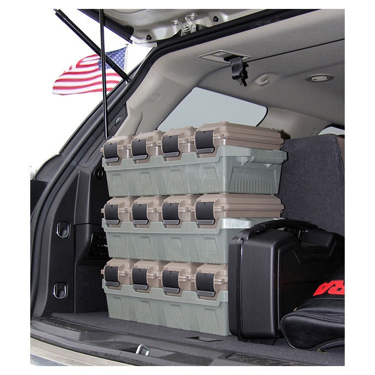 MTM 4-Can Ammo Crate Dark Earth/Forest Green - Clinch River Fishing USA