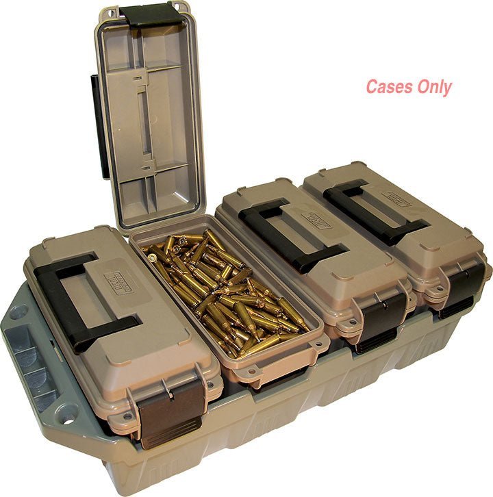 MTM 4-Can Ammo Crate Dark Earth/Forest Green - Clinch River Fishing USA