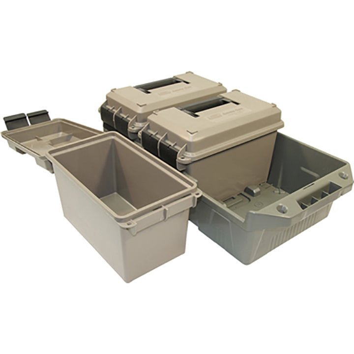 MTM 50 Cal 3-Can Ammo Crate (Dark Earth Cans/Army Green Crate) - Clinch River Fishing USA