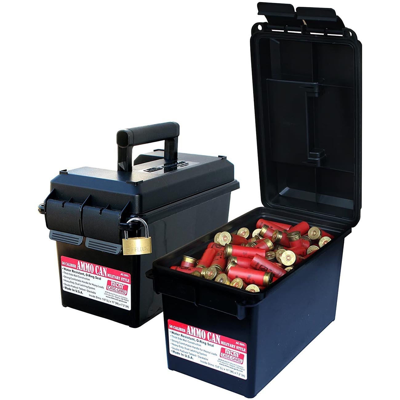 MTM Ammo Can 50 Caliber Black - Clinch River Fishing USA