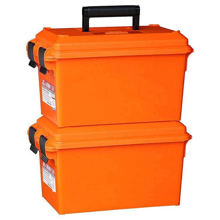 MTM Ammo Can for Bulk Ammo Orange - Clinch River Fishing USA