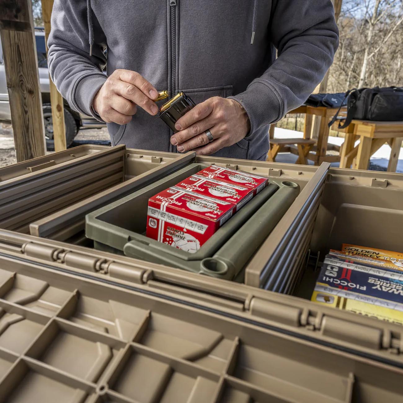 MTM Ammo Crate - Divided Utility Box - Clinch River Fishing USA