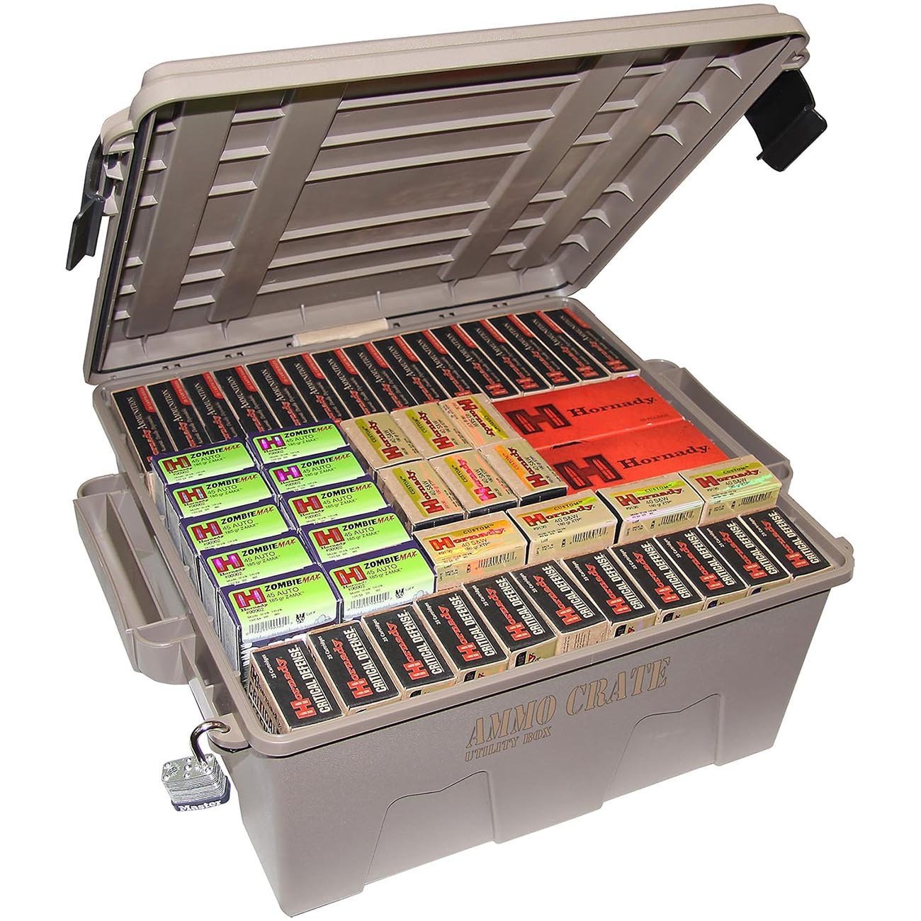 MTM Ammo Crate Utility Box 1370 Dark Earth - Clinch River Fishing USA
