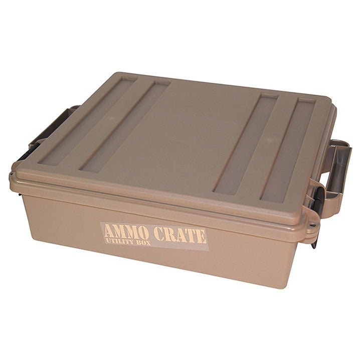 MTM Ammo Crate Utility Box (Dark Earth) - Clinch River Fishing USA