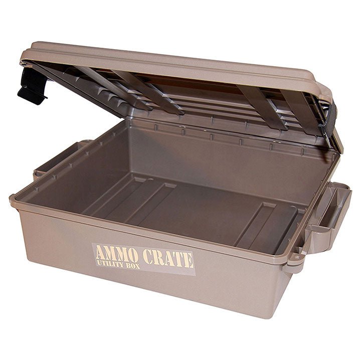 MTM Ammo Crate Utility Box (Dark Earth) - Clinch River Fishing USA