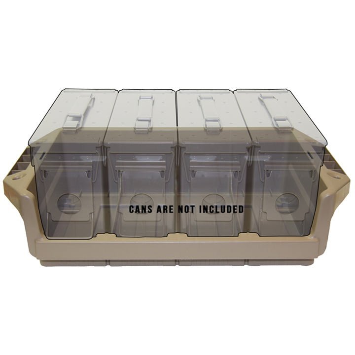 MTM Case Gard 30 Cal. Ammo Can Tray for Metal Cans (Dark Earth) - Clinch River Fishing USA