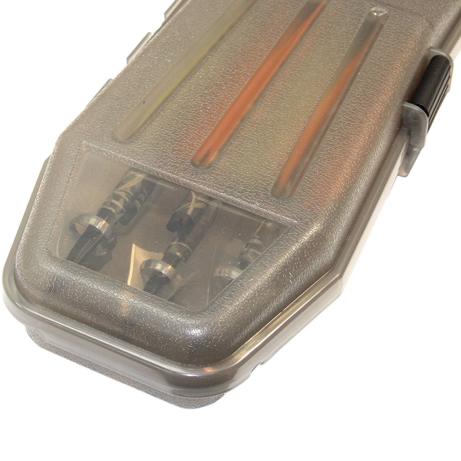 MTM Case Gard Traveler Crossbolt Case - Clear Smoke - Clinch River Fishing USA