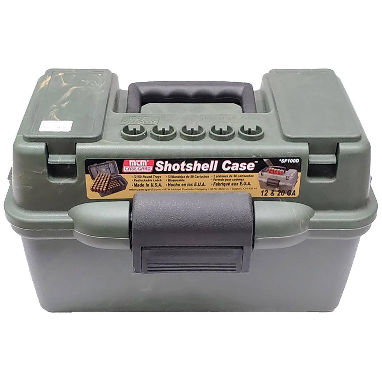 MTM Deluxe Shotshell Case 12/20ga. 100 Rounds (Camo) - Clinch River Fishing USA