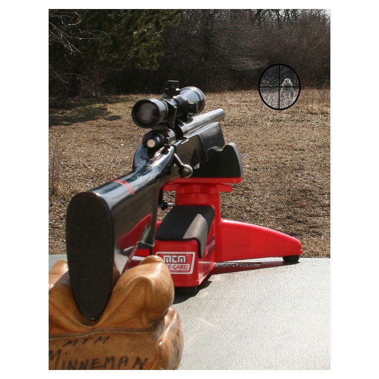 MTM Front Rifle Rest - Ideal Shooting Rest for Rifle Shotgun Handgun Red - Clinch River Fishing USA