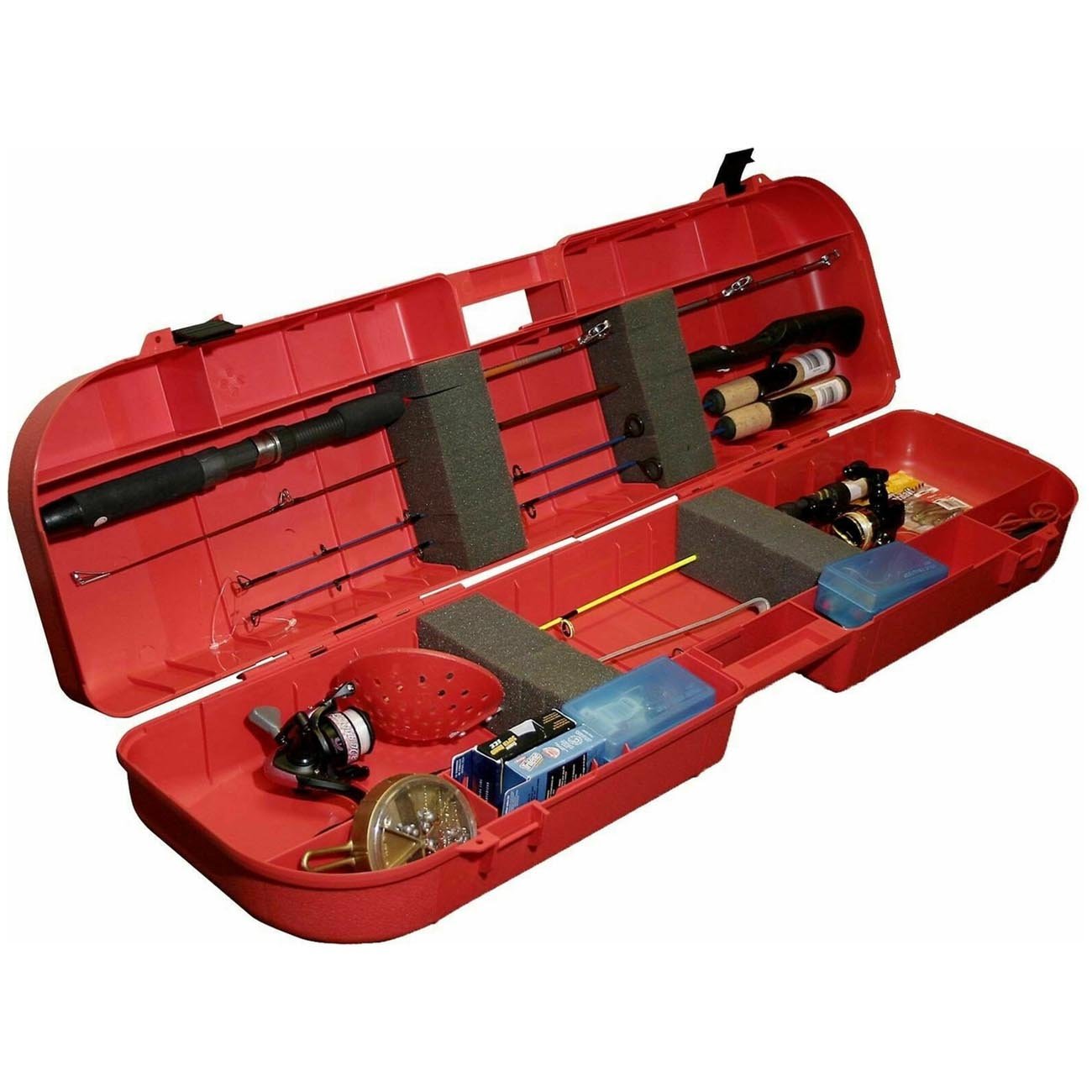 MTM Ice Fishing Rod Box (Red) - Clinch River Fishing USA