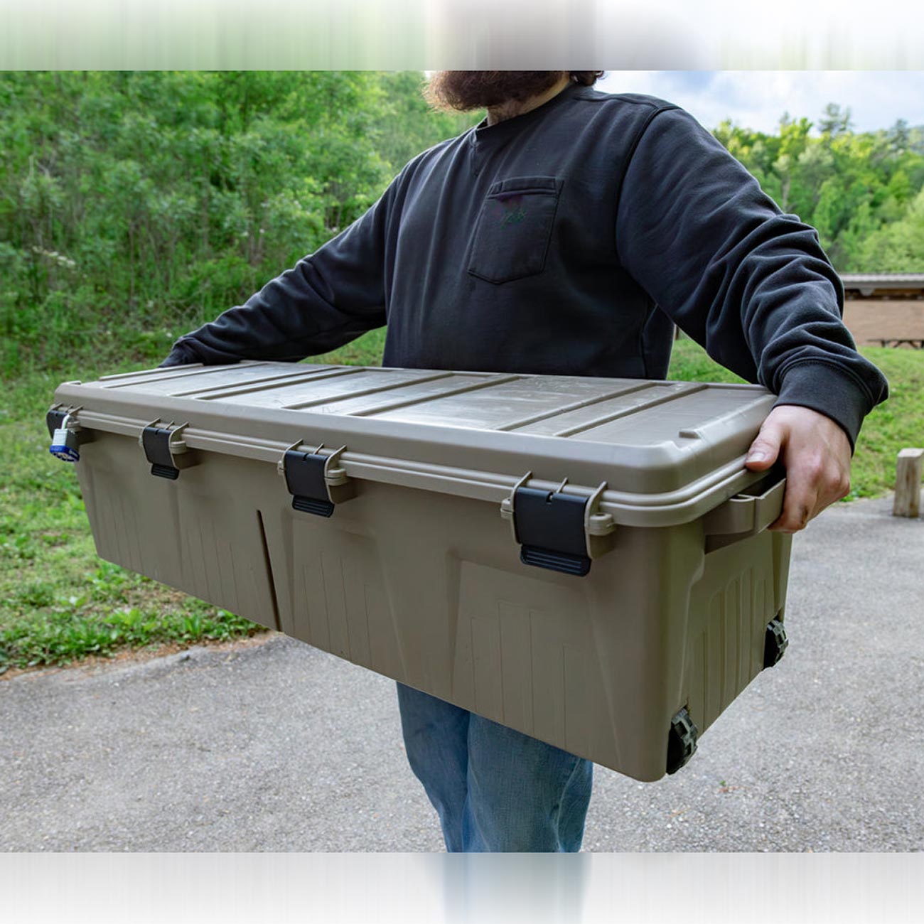 MTM MGC - "The Mule" Mobile Gear Crate (Army Green) - Clinch River Fishing USA