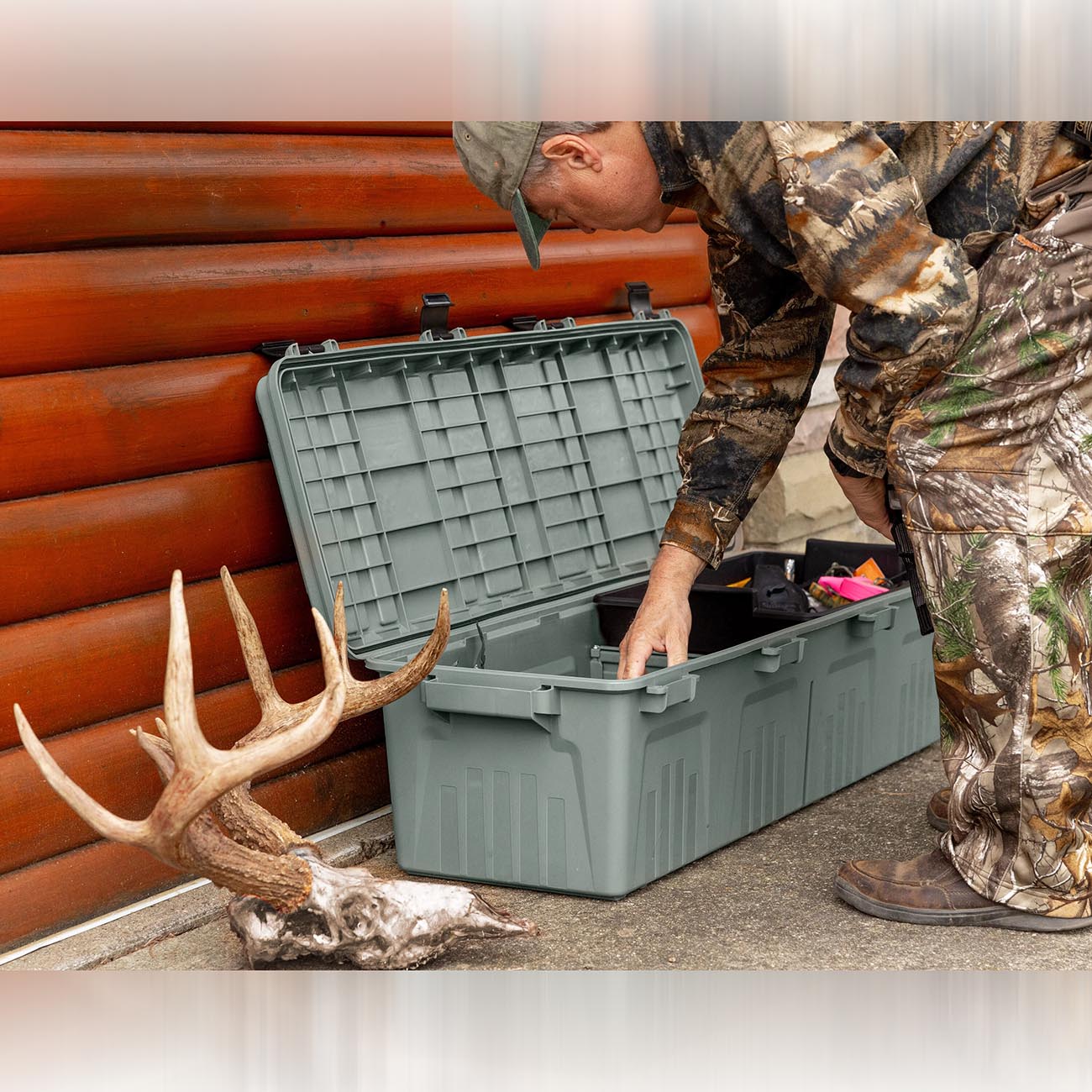 MTM MGC - "The Mule" Mobile Gear Crate (Army Green) - Clinch River Fishing USA