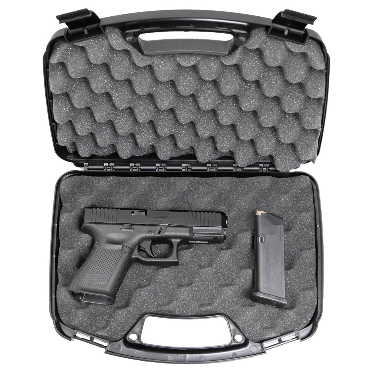 MTM Pistol/Revolver Case - Single up to 6" Barrel (Black) - Clinch River Fishing USA