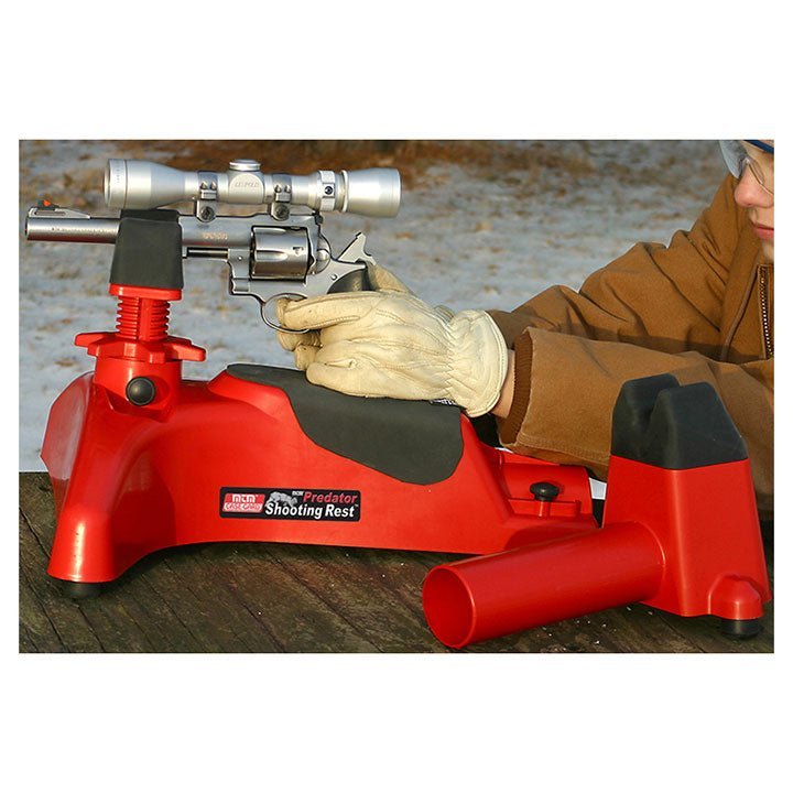 MTM Predator Shooting Rest - Rifle & Handgun Rest Red - Clinch River Fishing USA