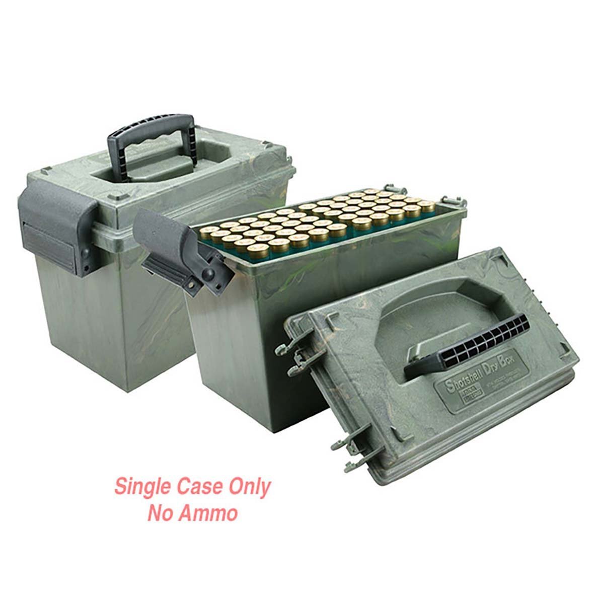 MTM Shotshell Dry Box 100 Round 12ga. up to 3-1/2" (Wild Camo) - Clinch River Fishing USA