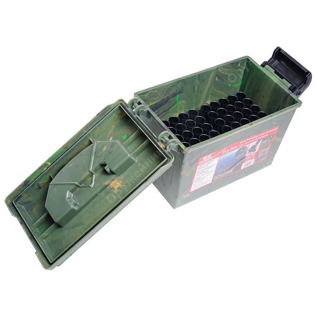 MTM Shotshell Dry Box 100 Round 12ga. up to 3-1/2" (Wild Camo) - Clinch River Fishing USA