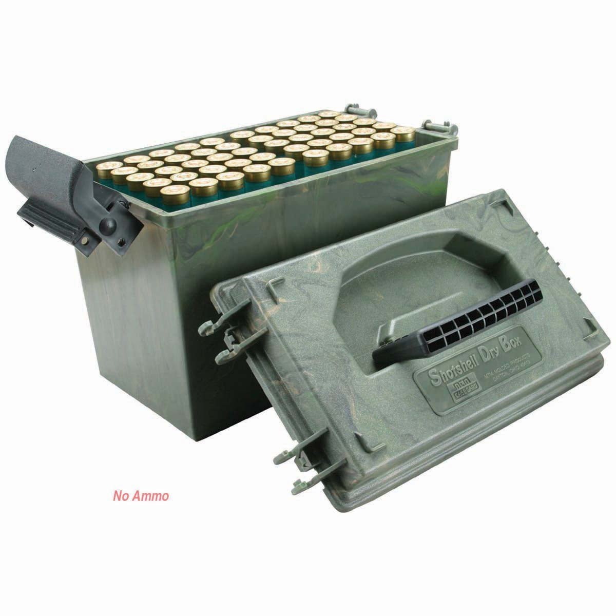 MTM Shotshell Dry Box 100 Round 12ga. up to 3-1/2" (Wild Camo) - Clinch River Fishing USA