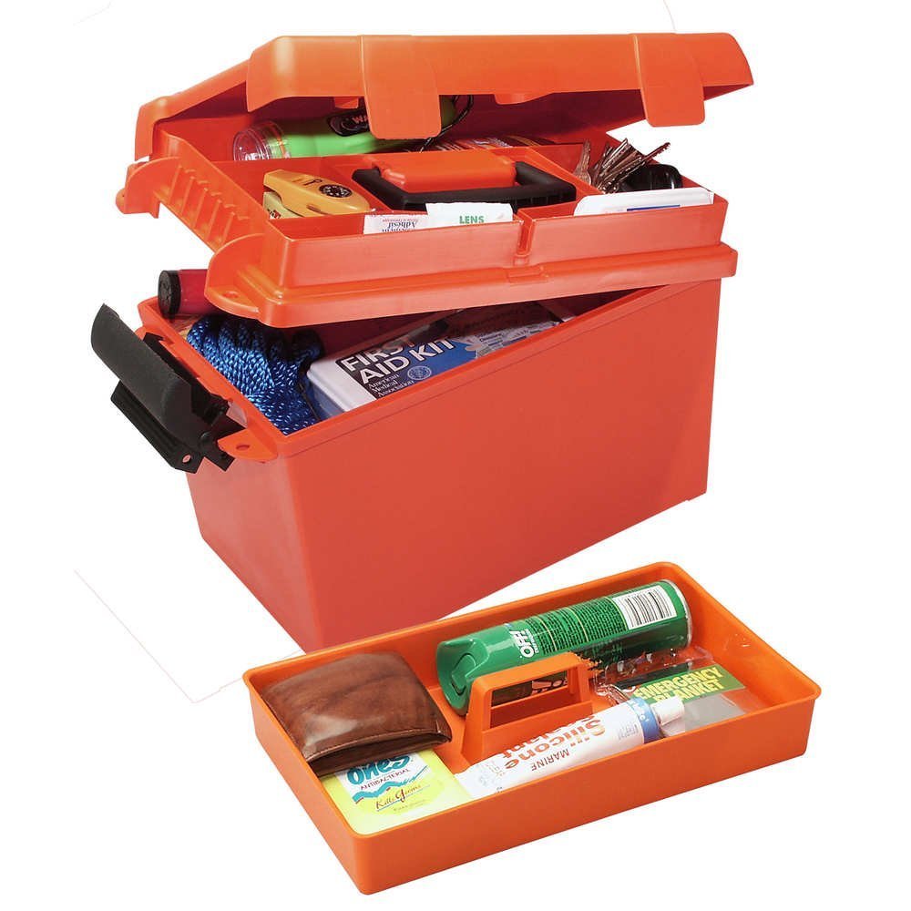 MTM Sportsmens Plus Utility Dry Box O-Ring Sealed (Orange) - Clinch River Fishing USA