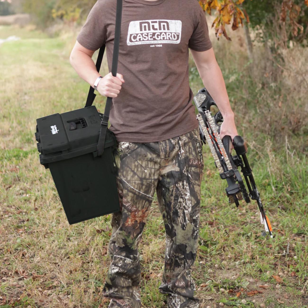 MTM Sportsmens Plus Utility Dry Box ORing Sealed 19x13x15.1In Black - Clinch River Fishing USA