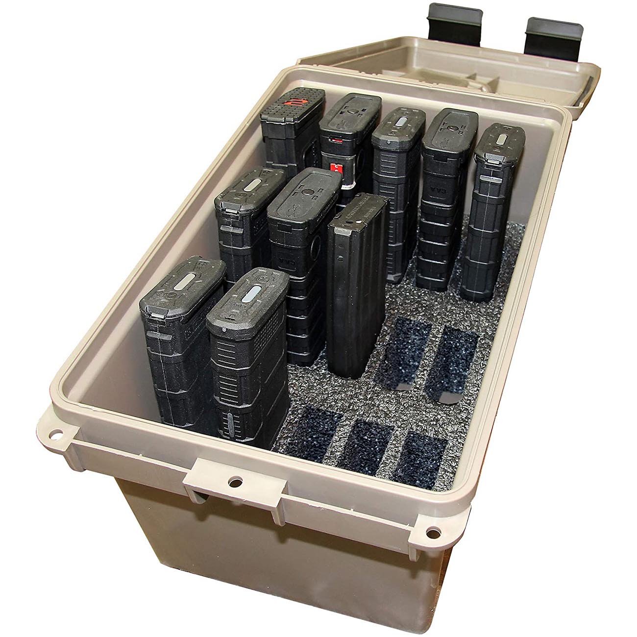 MTM Tactical Mag Can for 223 5.56 MAG holds 15 30 - rd mag. Dark Earth - Clinch River Fishing USA