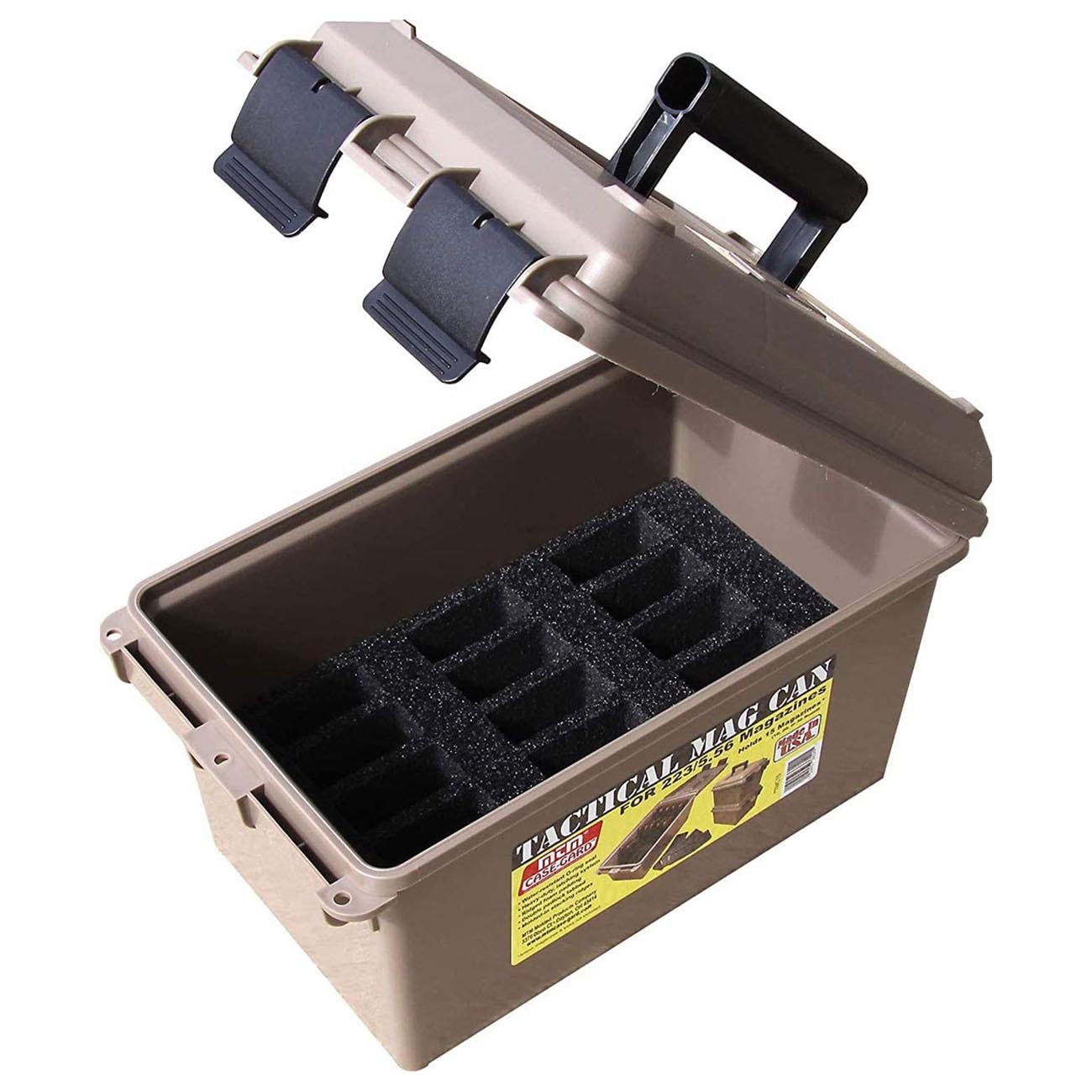 MTM Tactical Mag Can for 223 5.56 MAG holds 15 30 - rd mag. Dark Earth - Clinch River Fishing USA