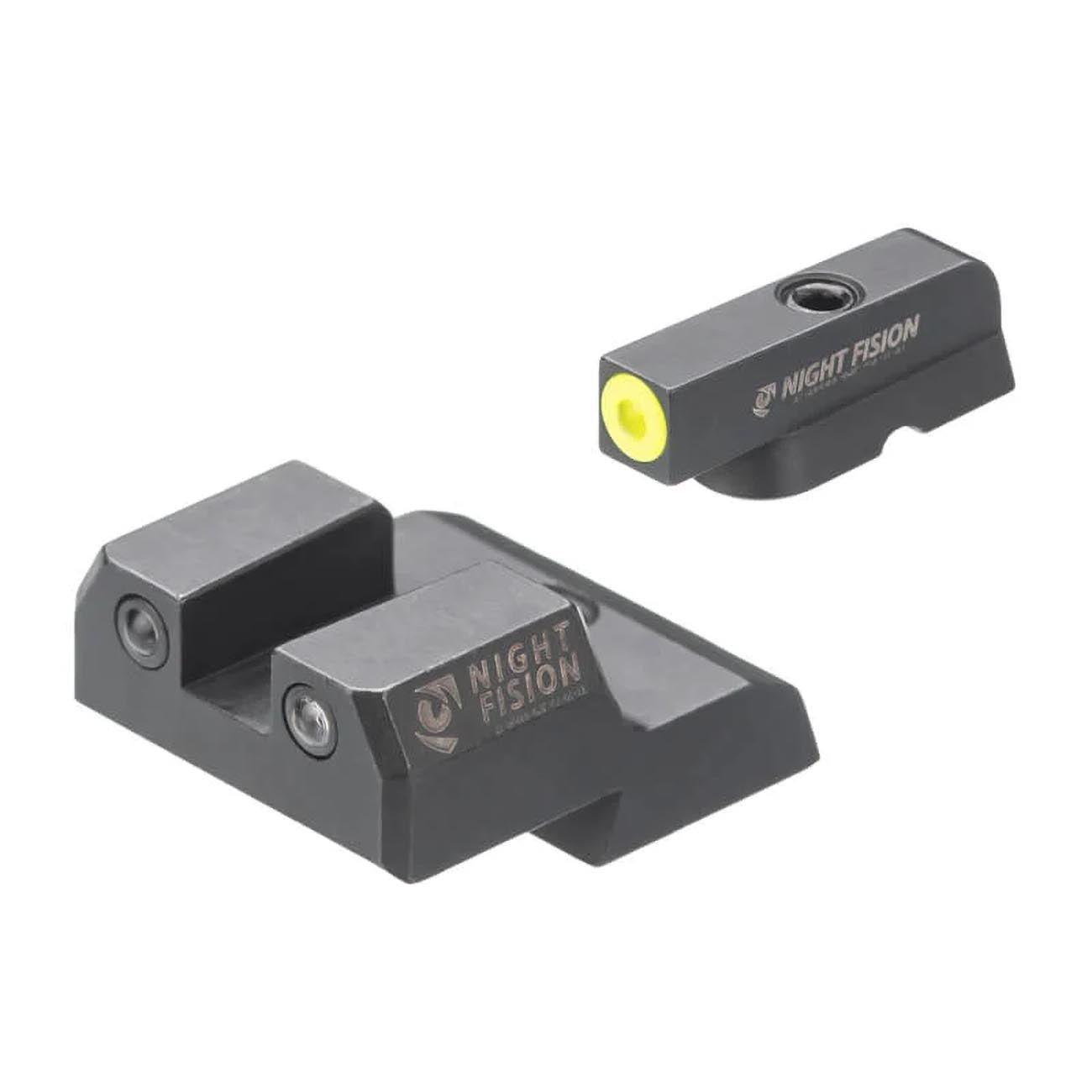 Night Fision Night Sight Set for CZ P07 P09 Yellow Front Ring - Clinch River Fishing USA