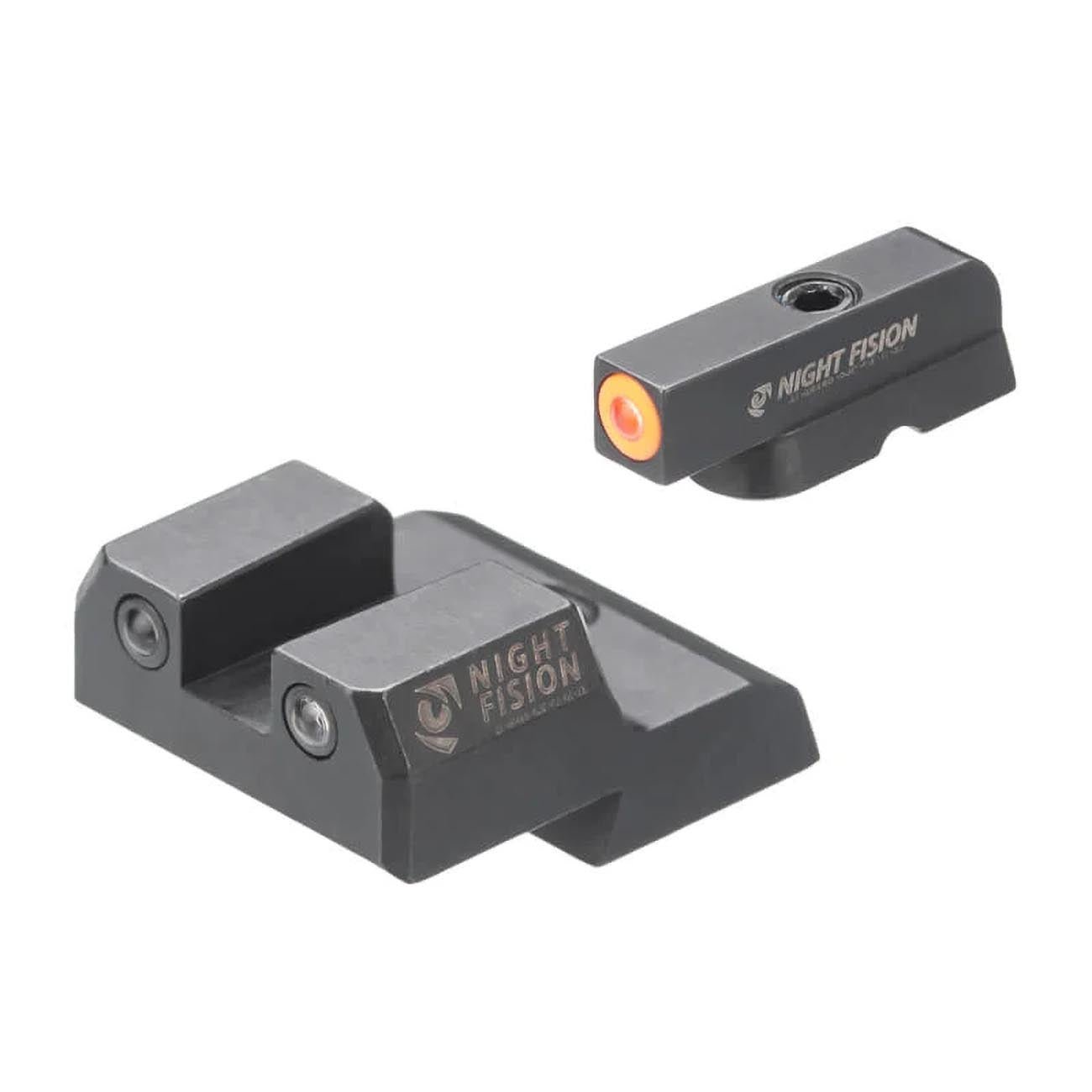 Night Fision Night Sight Set for CZ P10 C F Orange Front Ring U Notch Rear - Clinch River Fishing USA