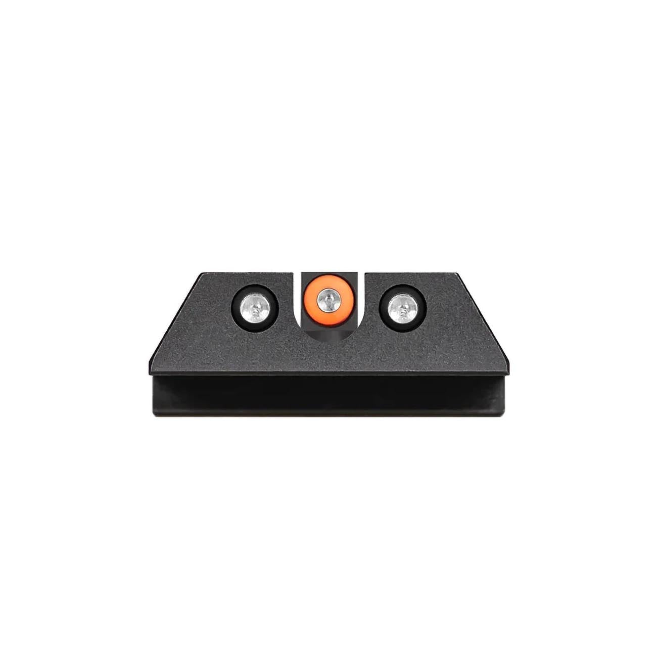 Night Fision Night Sight Set for CZ-USA P-07/P-09 Orange Tritium Front Ring/U-Notched Tritium Black - Clinch River Fishing USA