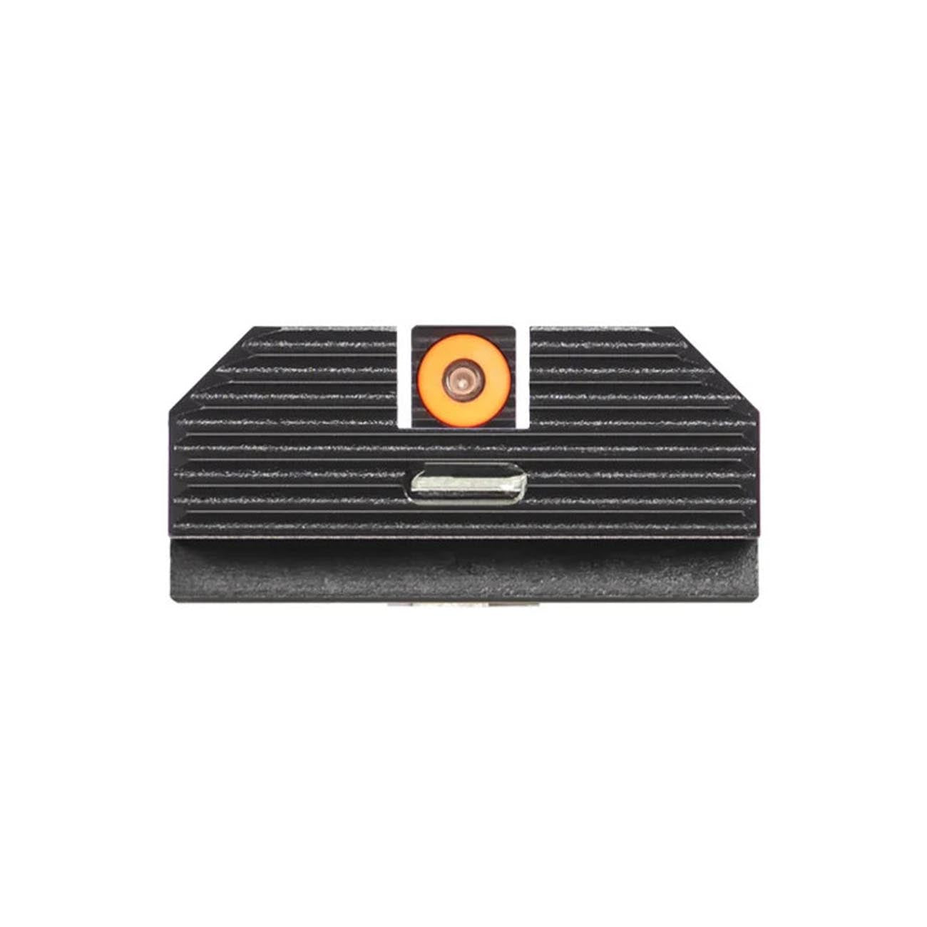 Night Fision Night Sight Set for Glock 17/19/34 - Orange Tritium Front Ring/Tritium Black Ring Rear - Clinch River Fishing USA
