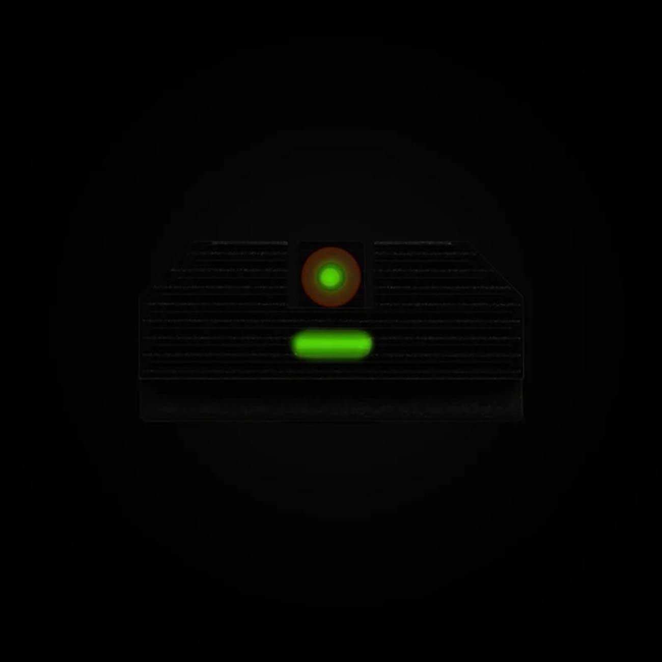 Night Fision Night Sight Set for Glock 42/43/43x/43x MOS Yellow Front Ring/Rear Green Bar - Clinch River Fishing USA
