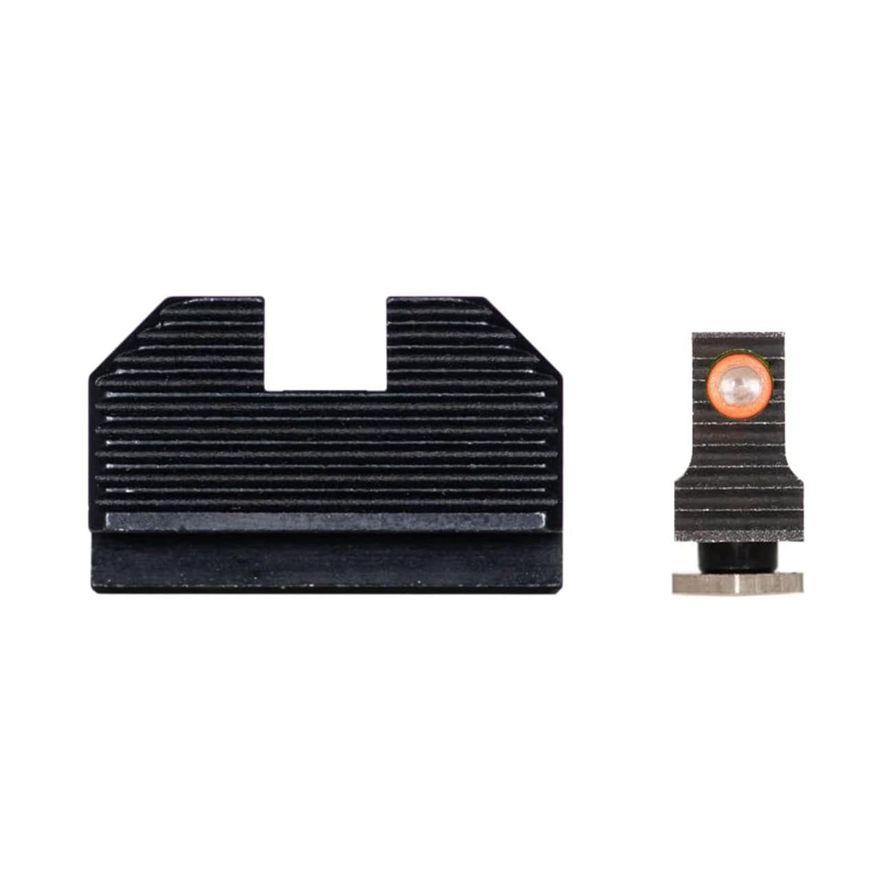 Night Fision Optics - Ready Stealth Series for Glock 42/43/43X MOS Orange Front Ring/Blank Rear - Clinch River Fishing USA