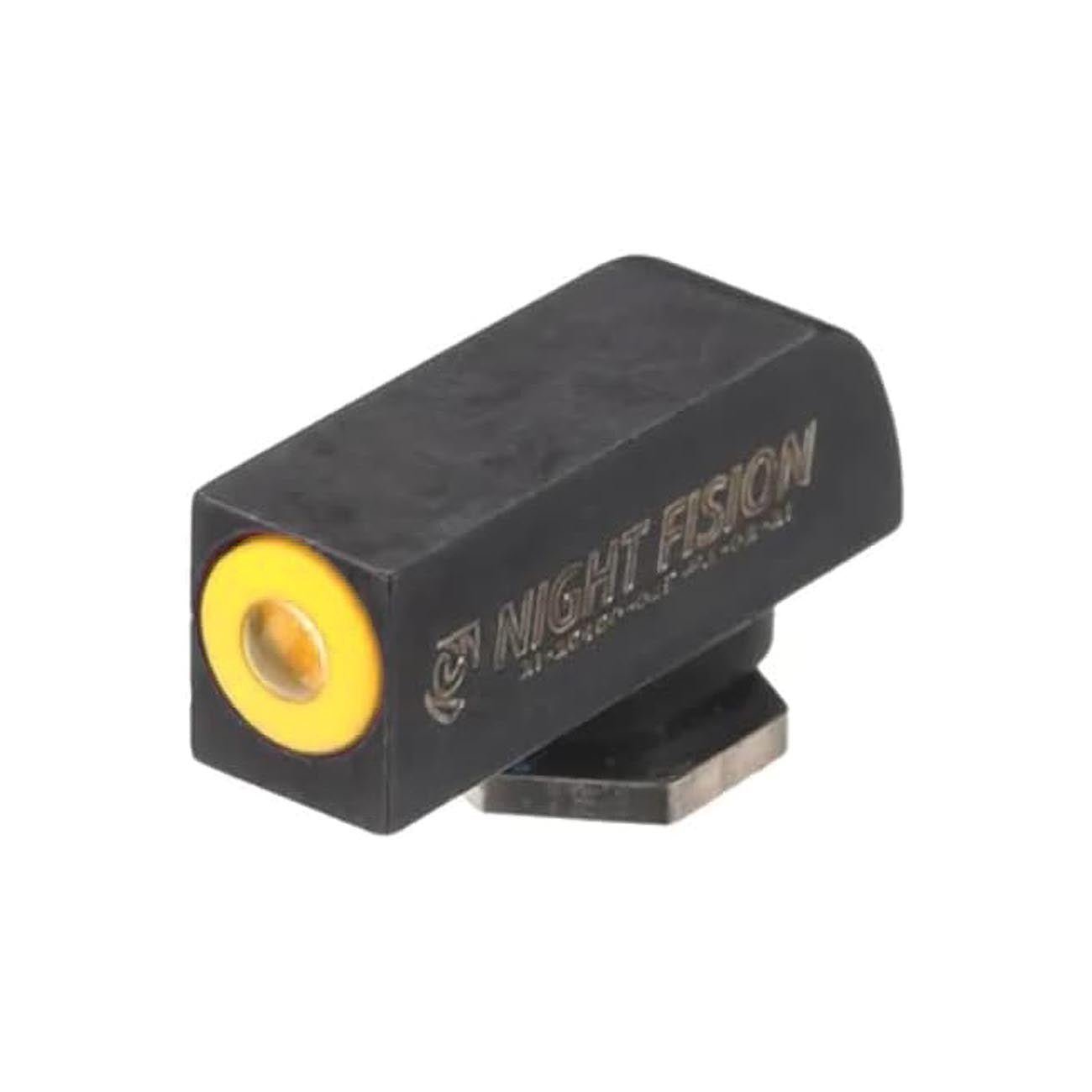 Night Fision Tritium Front Sight ONLY for Glock 17/19/34/43/48 - Yellow Tritium Front Ring - Clinch River Fishing USA