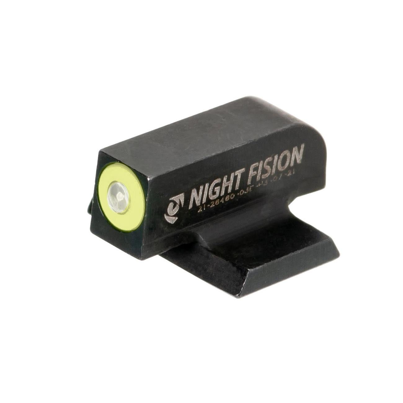 Night Fision Tritium Night Front Sight ONLY for Smith & Wesson M&P/Shield/SD9VE - Yellow Front Ring - Clinch River Fishing USA