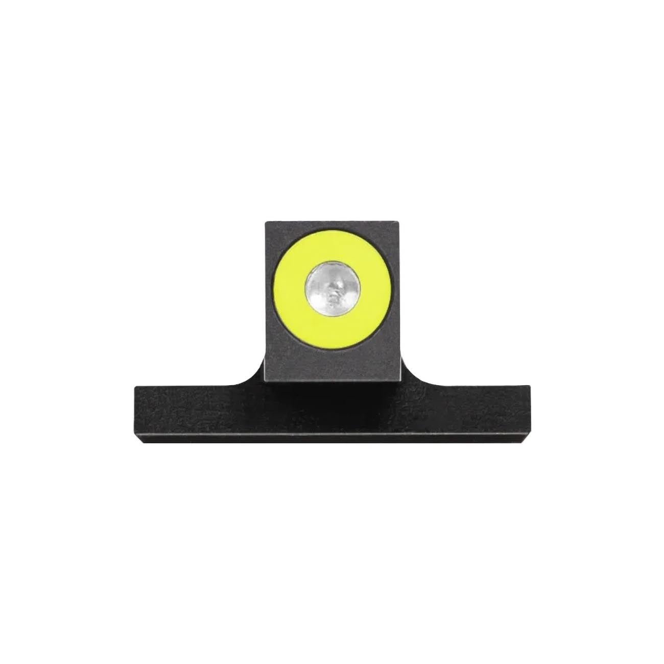 Night Fision Tritium Night Front Sight ONLY for Smith & Wesson M&P/Shield/SD9VE - Yellow Front Ring - Clinch River Fishing USA