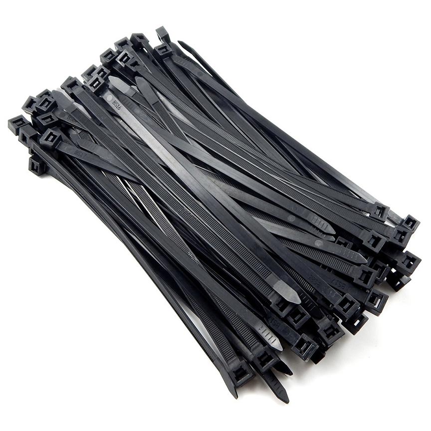 Nippon Nylon Wire Ties 6GÇ¦ - Black (100 count) - Clinch River Fishing USA