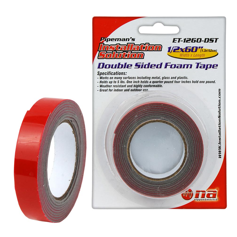 Nippon Pipeman's 1/2" Double Sided Foam Tape 60" Length - Clinch River Fishing USA