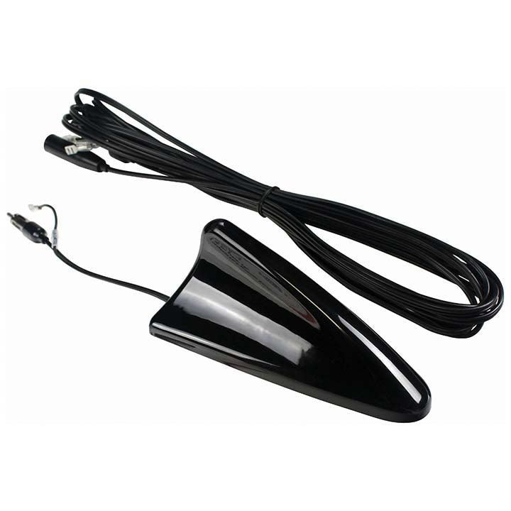 Nippon Roof Mount 'Shark Fin' AM/FM Antenna with Built-in Amplifier - Clinch River Fishing USA