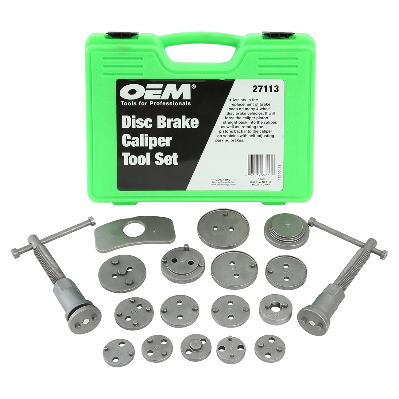OEM Tools Disc Caliper Set (18 - Piece Set) - Clinch River Fishing USA
