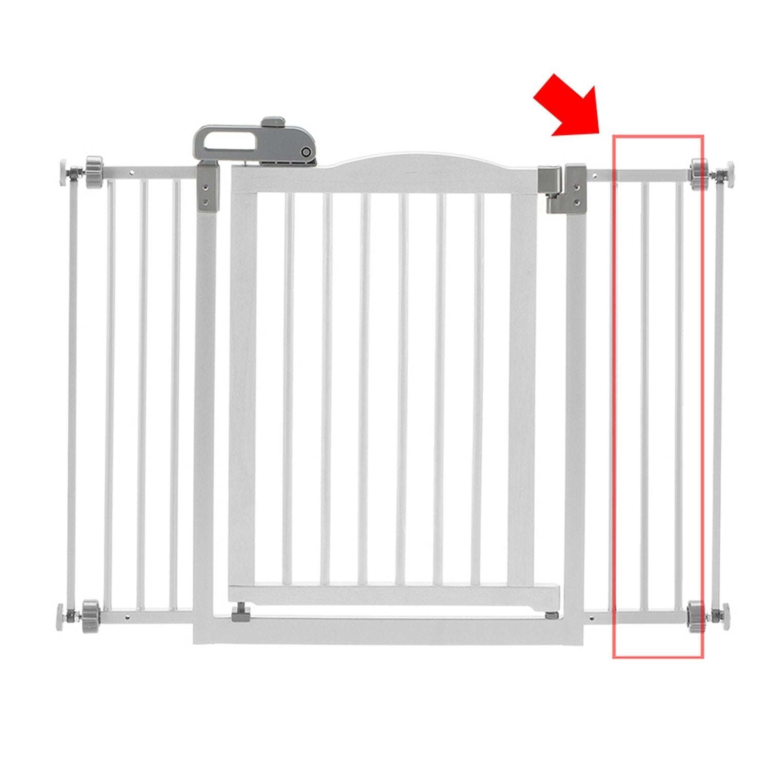 One-Touch Gate II Extension in White - Clinch River Fishing USA