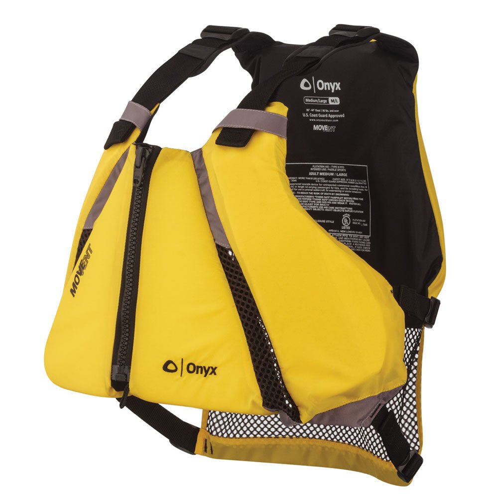 Onyx MoveVent Curve Paddle Sports Life Vest - M/L - Clinch River Fishing USA