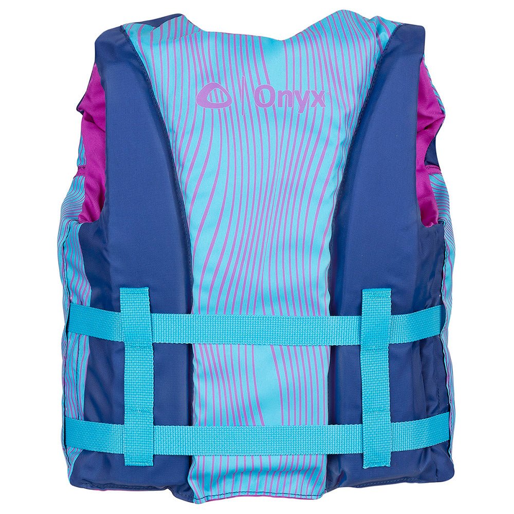 Onyx Shoal All Adventure Youth Paddle & Water Sports Life Jacket - Blue - Clinch River Fishing USA