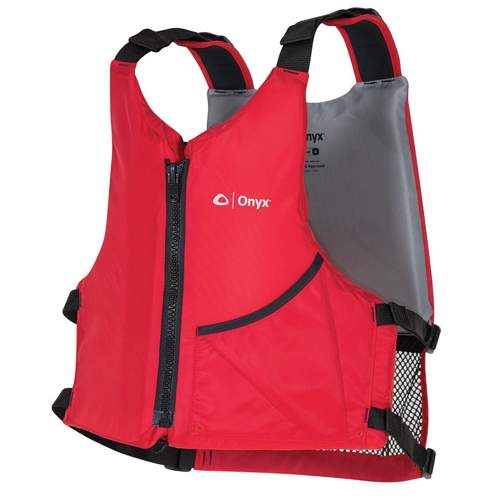 Onyx Universal Paddle Vest - Adult Universal - Red - Clinch River Fishing USA