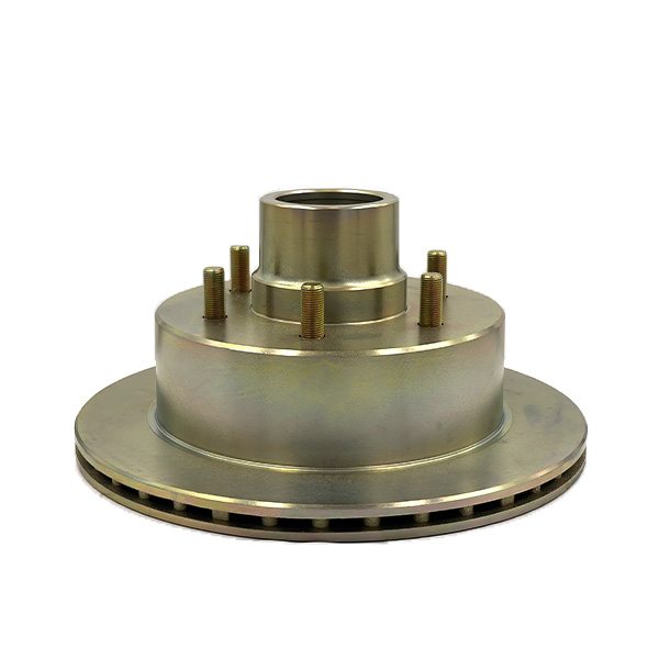 Dexter Axle Hub & Rotor Kit - 6K 655 - Cupped & Studded - Zinc (DB-35)